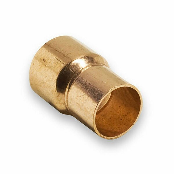 Thrifco Plumbing 1/4 Inch X 1/8 Inch Copper Fitting Reducer Coupling 5436170